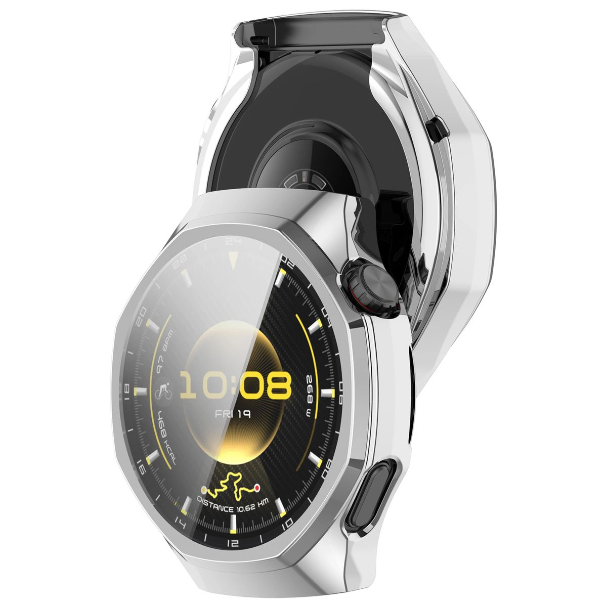 Front oraz przód etui Bizon Case Watch Felipe dla Huawei Watch GT6 Pro 46 mm